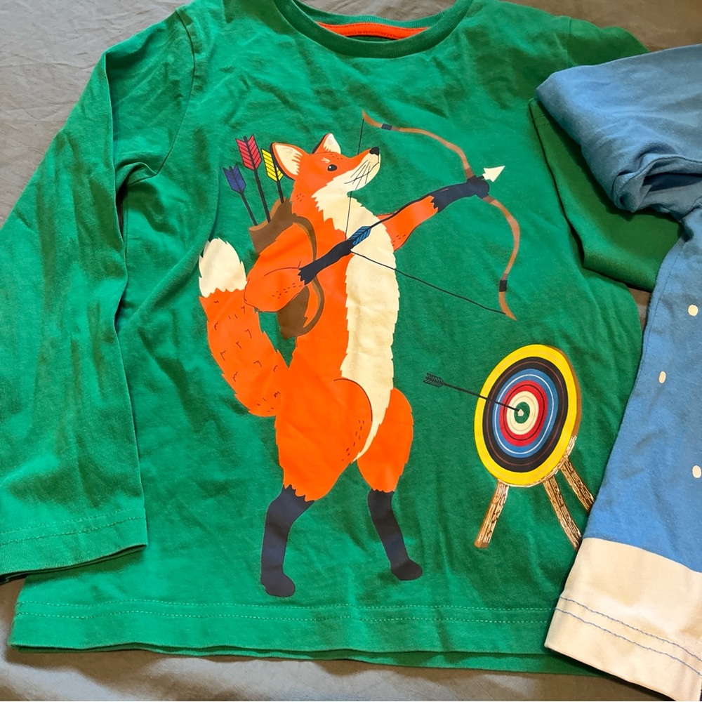 Mini Boden Boys Set Of Three Long Sleeve T-Shirts Size 4 To 5 Years Lot Of Three - Picture 2 of 13